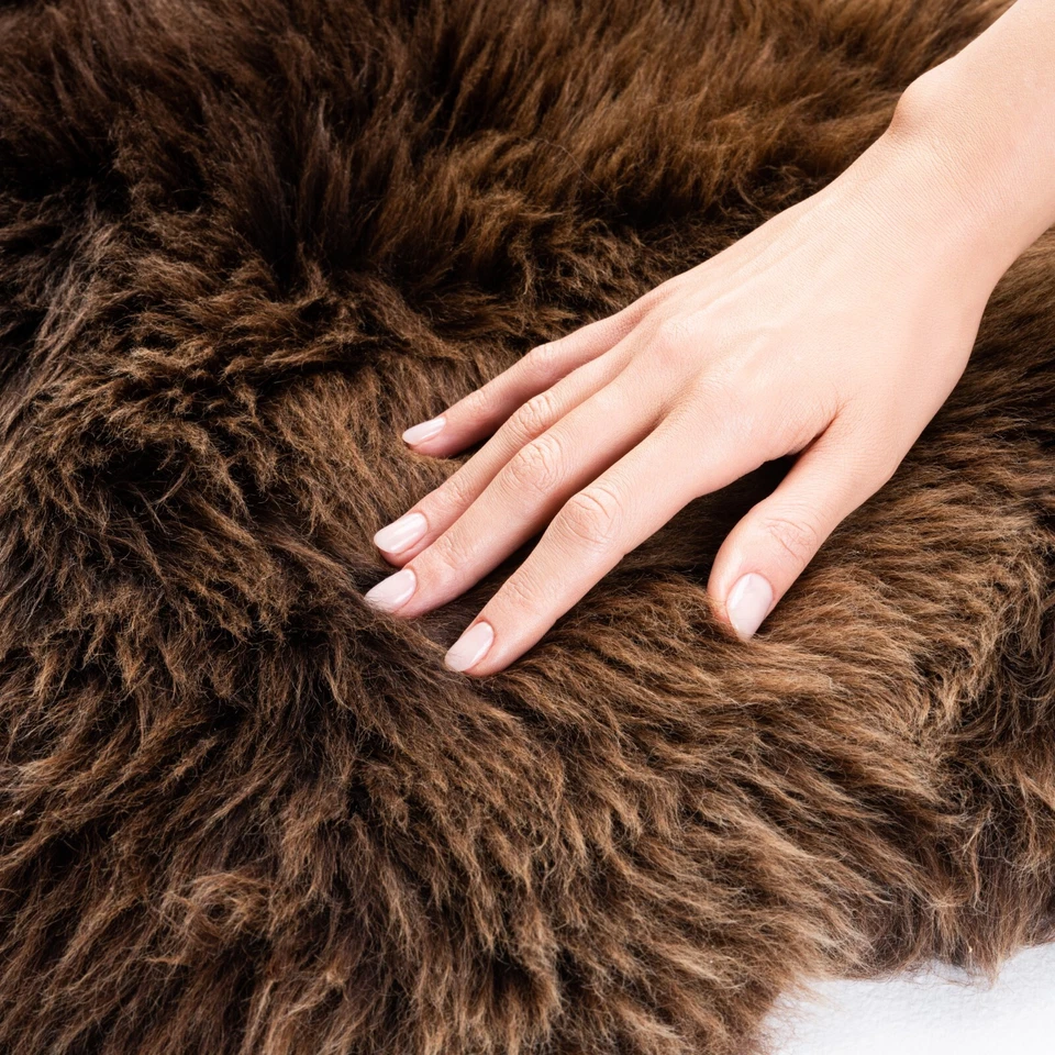 Schaffell Echt XXL, Echtes Lammfell, Ökologisch gegerbt, Hohe Qualität Naturfell - Bild 4 von 4