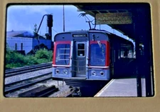 Cleveland Transit CTS Railway Airporter Windermere Train Station 1968 35mm slide