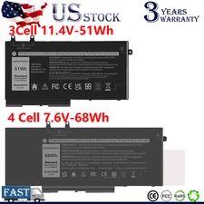 R8D7N 4GVMP Battery for Dell Precision 3540 M3540 Latitude 5400 5410 5500 5510