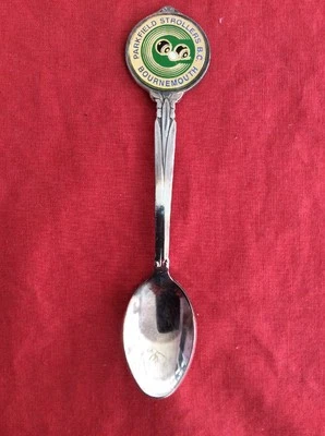 Rare And Collectable Parkfield Strollers Bowls Bournemouth Silver Plated Spoon - Image 1 of 4