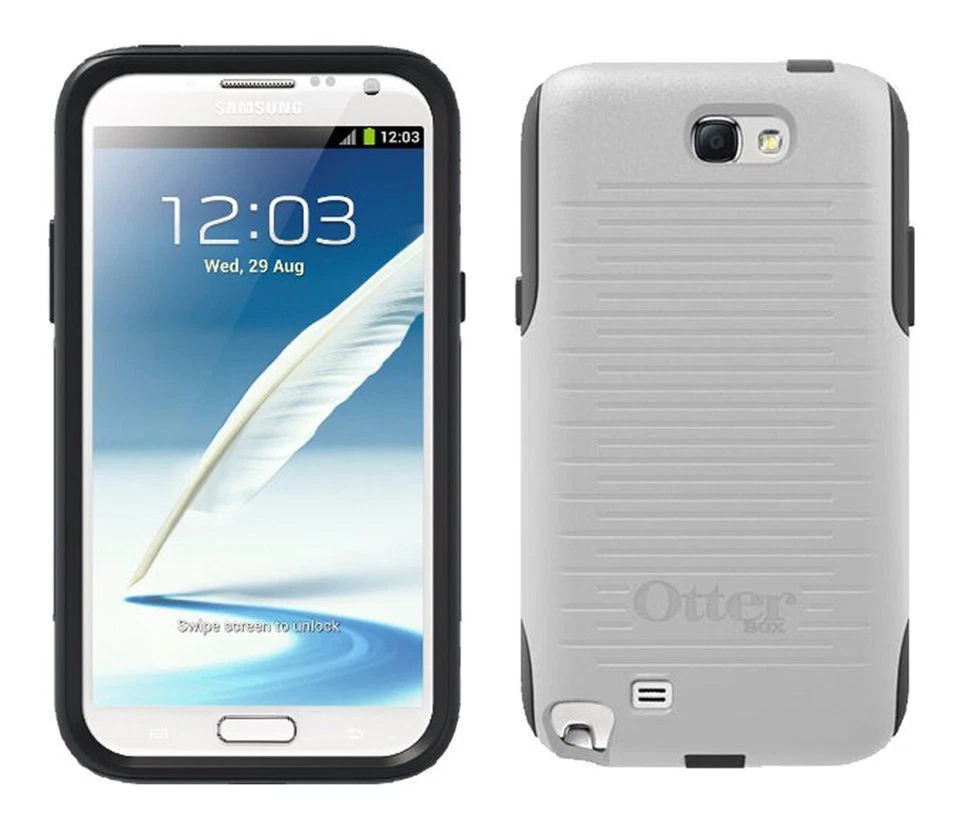OtterBox Commuter Case Dual-Layer White Hybrid Cover for Samsung Galaxy Note 2 - Image 4 of 4