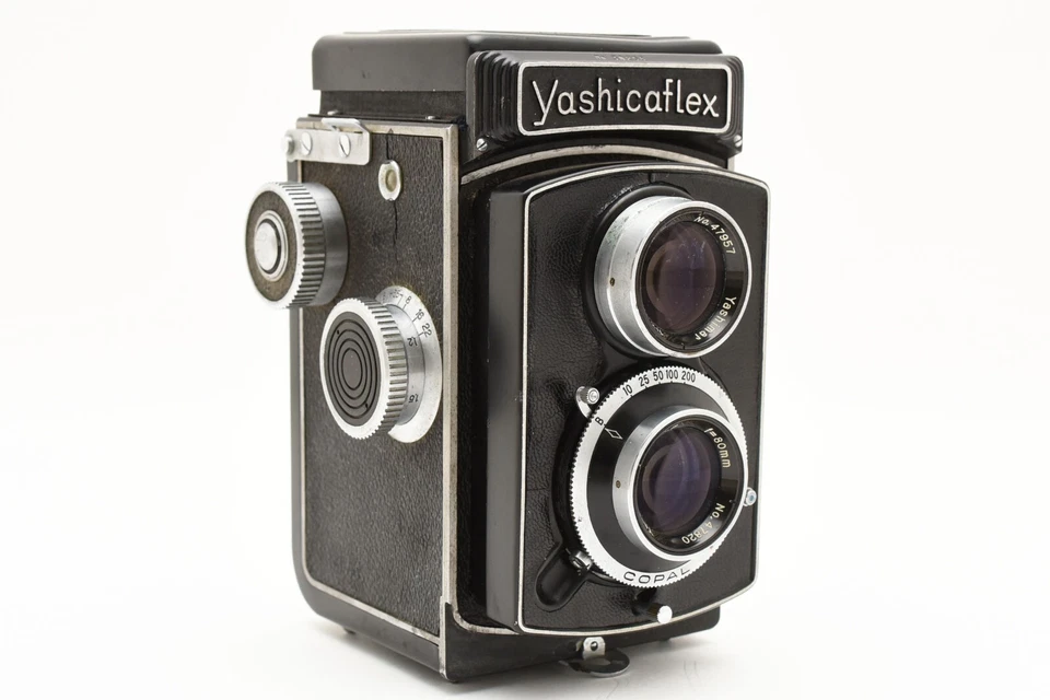 ¡¡OH!! [Casi COMO NUEVA] Cámara fotográfica Yashicaflex AII A II 80 mm F3,5 de JAPÓN Foto 3 de 4