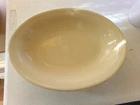 Vintage Ivory Fiesta Fiestaware Oval Serving Bowl  12x9"