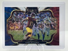 2025 Panini Select - Field Level Terry McLaurin #487 Tri-Color Prizm /99