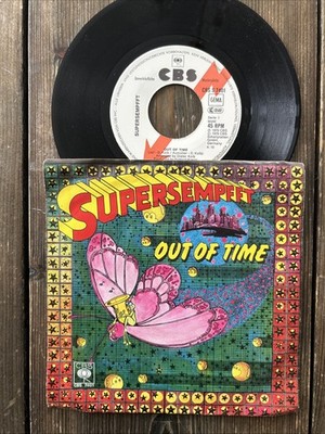 7'' SUPERSEMPFFT - Out of Time / Let's beam him up - Promo CBS Blitzinformation