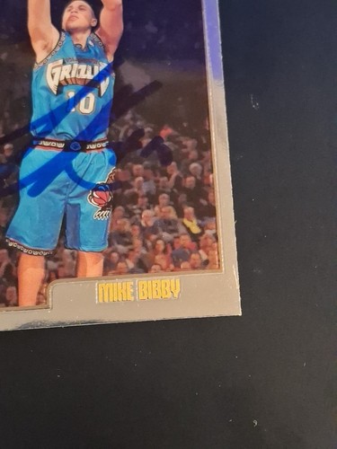 1998 99 Topps Chrome Mike Bibby RC AUTOGRAPH - Picture 3 of 6