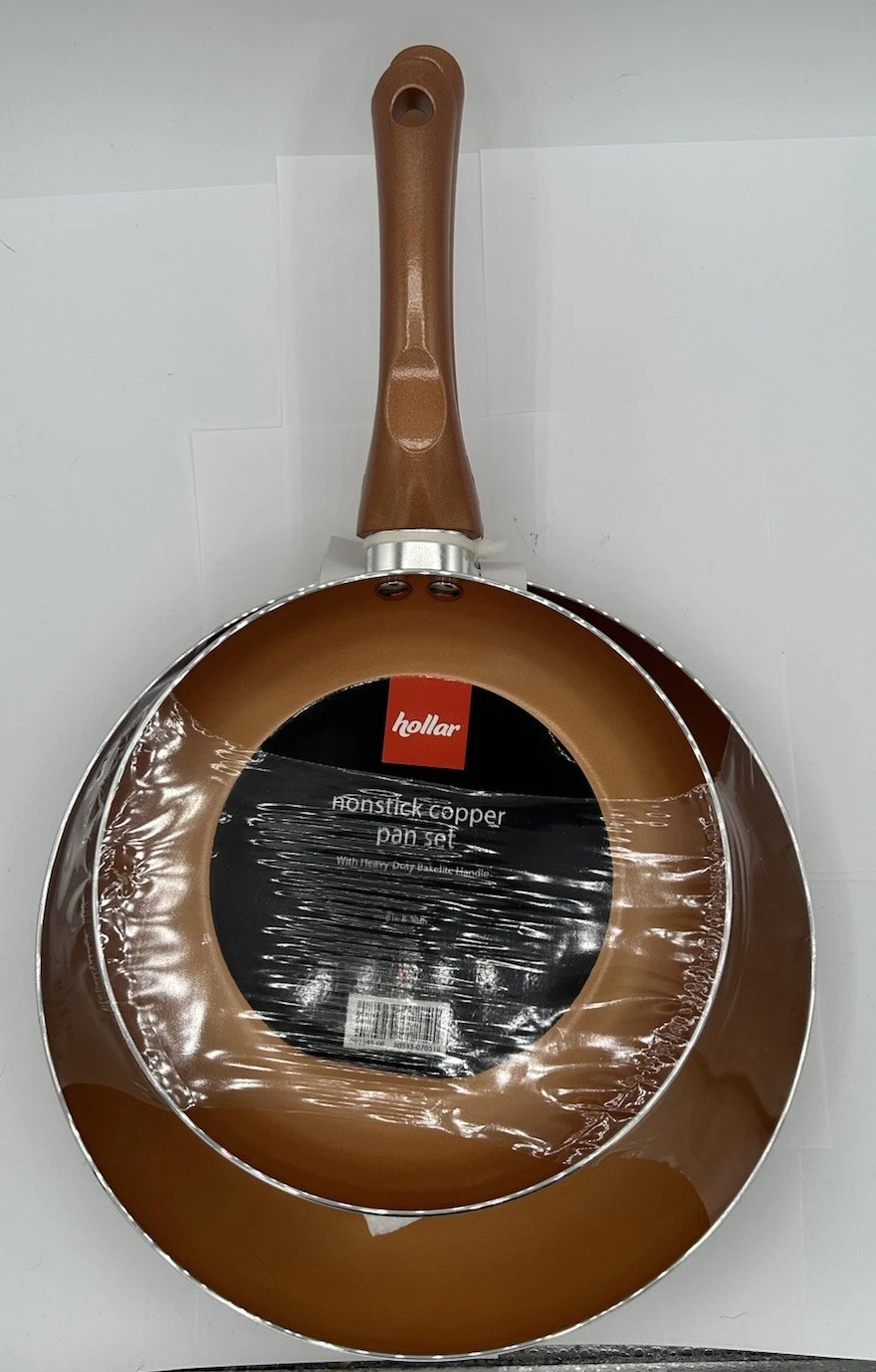 NEW Hollar Nonstick Copper Frying 2 Pan Set Kitchen Cook Ware 8” And 10” Inch