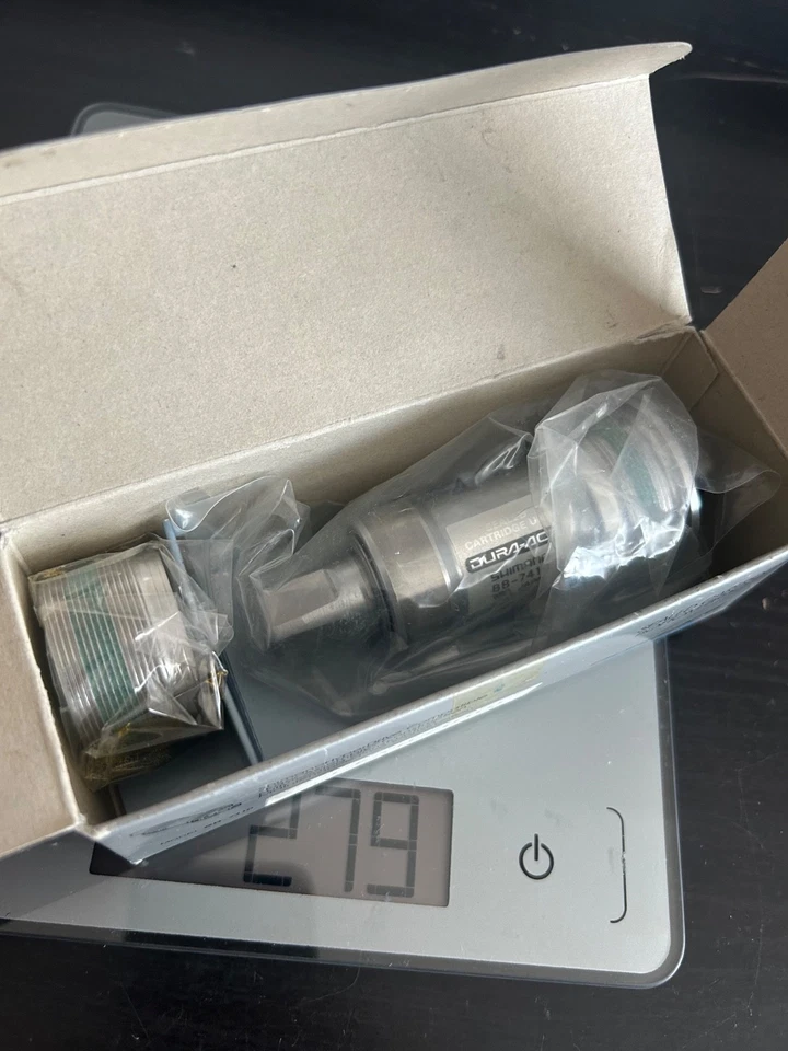 NEW Bottom Bracket Shimano Dura-Ace BB-7410, 36 x24 ITA  70-103mm NOS - Image 3 of 3