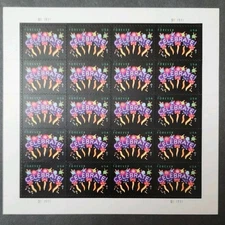 2011 Sheet Of 20 Usps Celebrate Forever Stamps