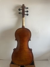 5 Strings 4/4 Violin Solid flamed maple back spruce top hand made K0074