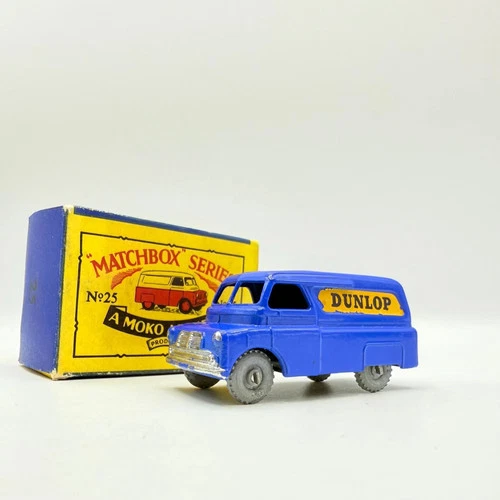 Matchbox Lesney 25a Bedford Dunlop Van MW Matchbox Regular Wheels