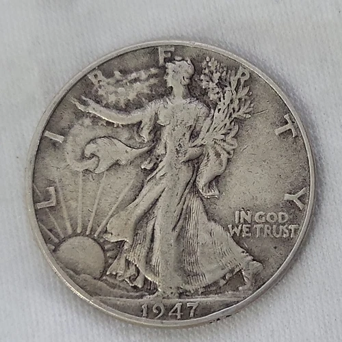 1947 Walking Liberty Half Dollar in VF Condition
