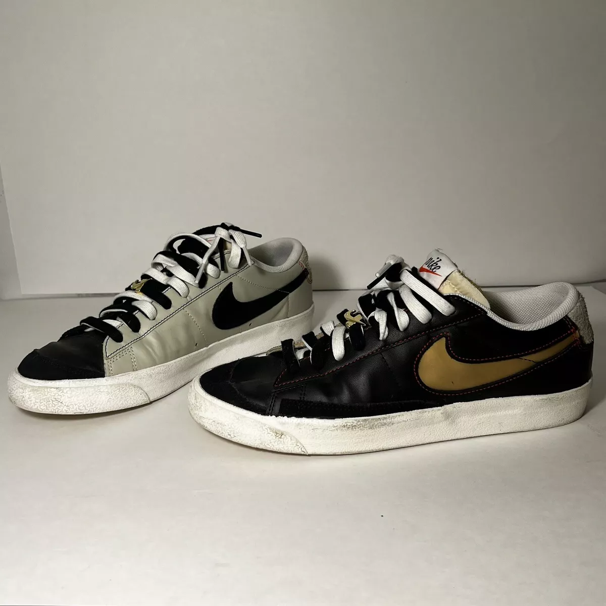 Blazer low essential top sneaker white and black