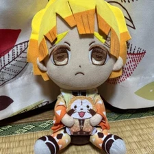 Japan Anime Demon Slayer: Kimetsu no Yaiba Zenitsu Agatsuma Plush doll Lascal
