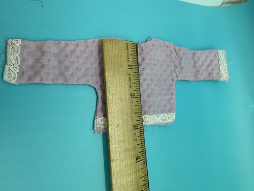 BARBIE Pajamas Lavendar/Lace Trim/ Floral Snap Fasteners & White Socks READ Desc - Picture 6 of 11