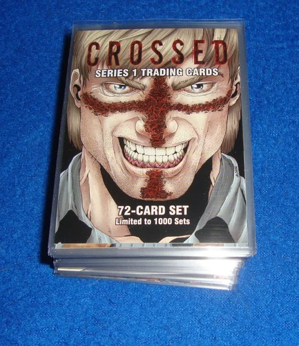 Rare 2011 Avatar Press Crossed Series 1 Trading Card Set 72 Cards LMT 1000 Sets