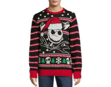 Disney Nightmare Before Christmas Men's Christmas Sweater Multicolor Sz S 34-36 