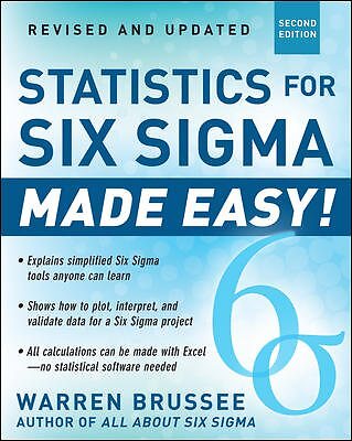 Statistiken für Six Sigma leicht gemacht!, Taschenbuch von Brussee, Warren, brandneu,...