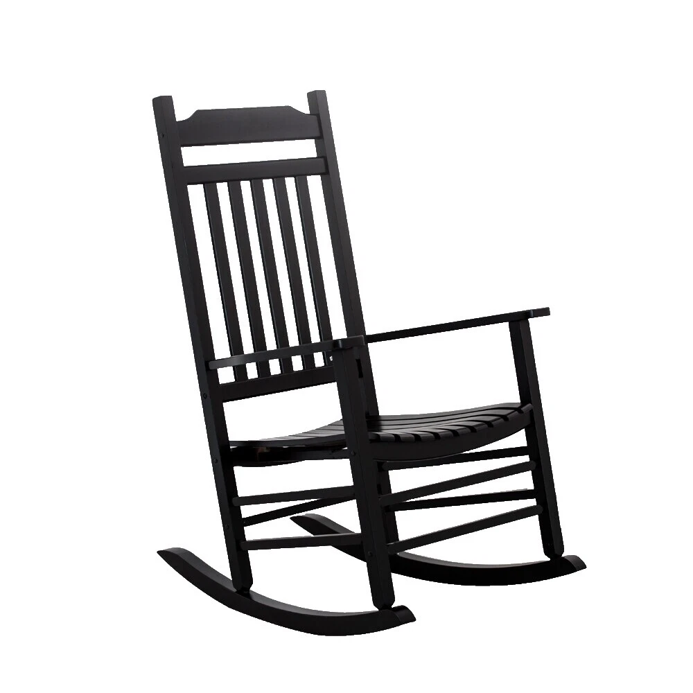 Oak Black Patio Chairs