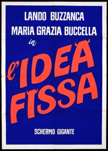 L'IDEA FISSA MANIFESTO SYLVA KOSCINA LANDO BUZZANCA 1964 MOVIE POSTER TEASER 2F - Afbeelding 1 van 1
