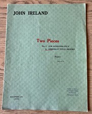 JOHN IRELAND THE TOWING PATH PIANO SOLO SHEET MUSIC 1931 ENGLAND