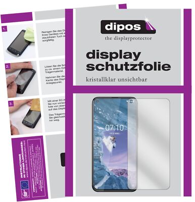 2x Schutzfolie für Nokia 8.1 Plus klar Displayschutzfolie Folie Display Schutz
