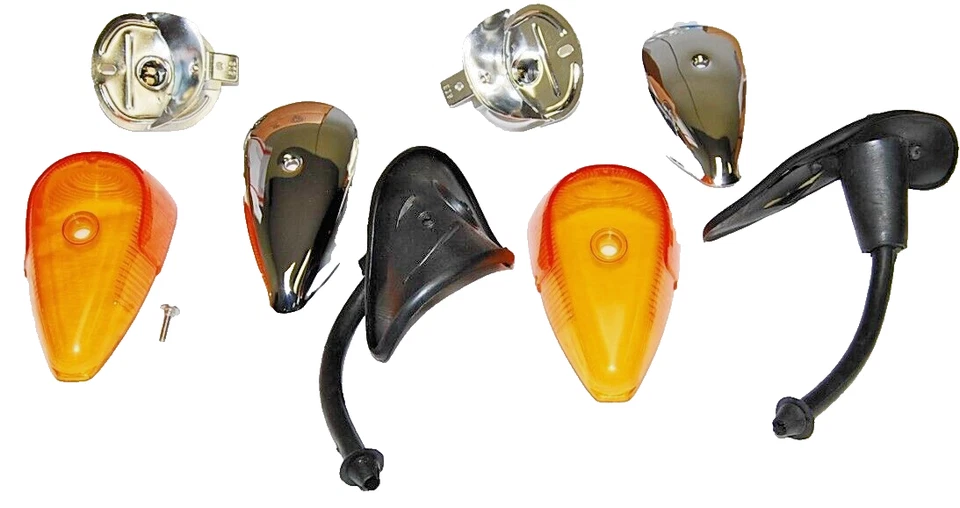 Conjunto de señal de giro elemento doble para Volkswagen tipo 1 Bug Beetle 8/66-1969 Foto 2 de 2