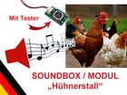 Soundbox Soundmodul "Hühnerstall" Modellbahn Sound mit Lautsprecher + Taster