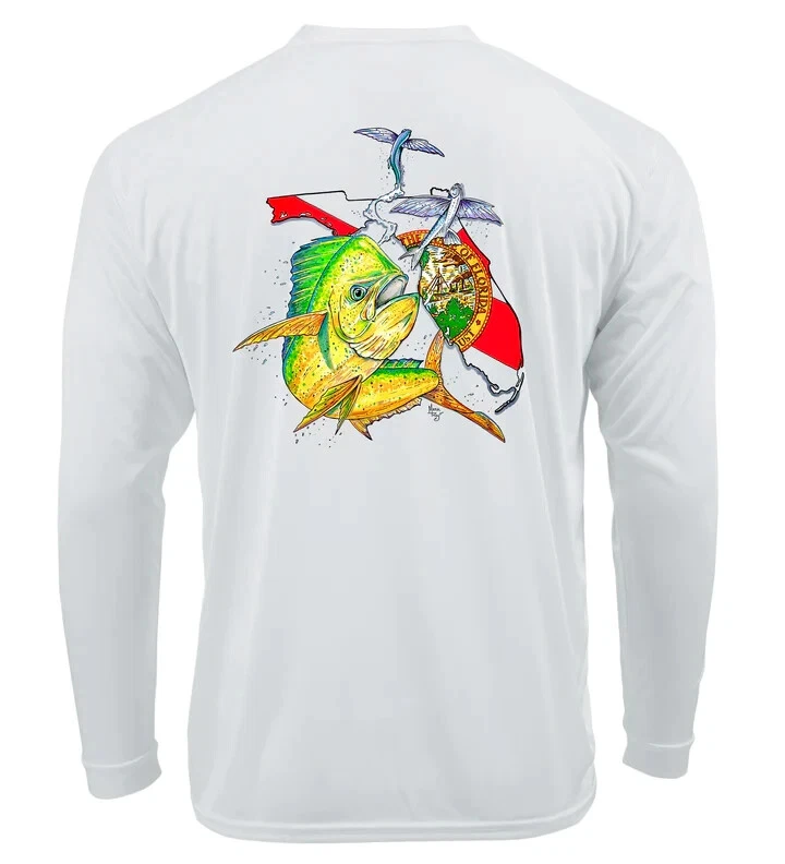 Lobo Lures Florida Mahi Fishing Long Sleeve Performance UPF50+ Dri-fit T-Shirt
Opens in a new window