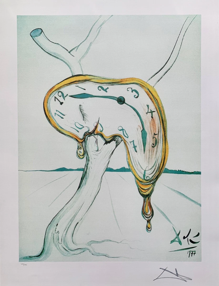 Melting Clock Art