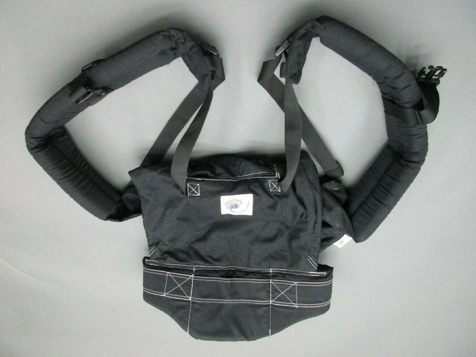 Ergobaby Black 15-40Lbs Machine Washable 100%Cotton USA Designed Baby Carrier