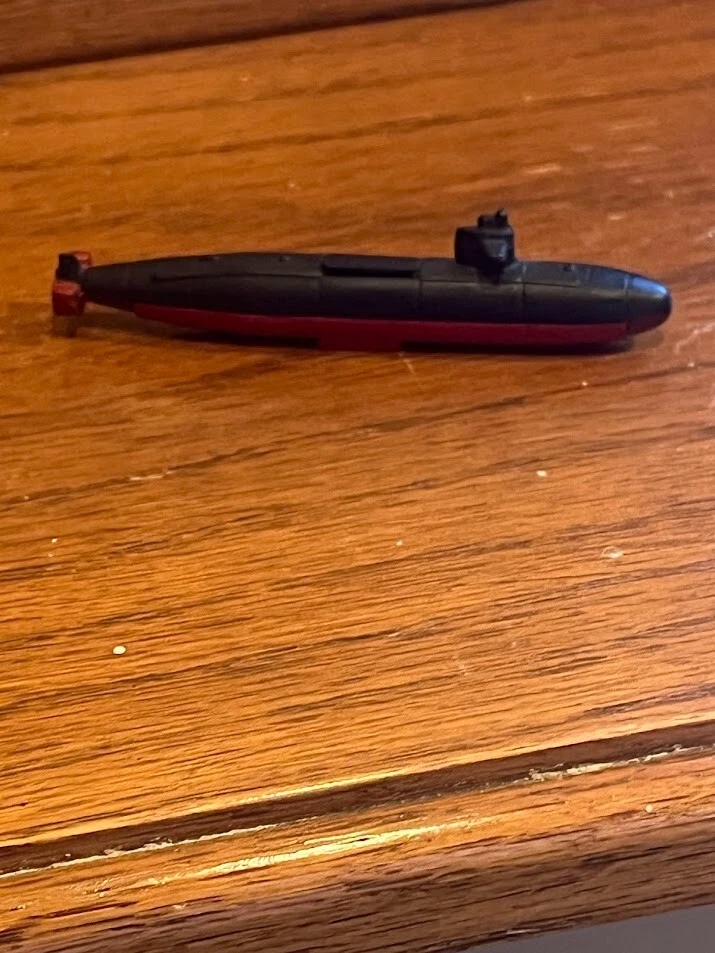 Submarino Galoob Micro Machines Clase Los Angeles 1994 3" militar submarino negro Foto 4 de 4