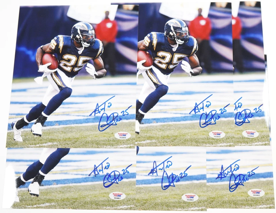 Antonio Cromartie Signed Chargers Football 8x10 Photo PSA/DNA Rookie Year Auto'd - Image 2 of 4