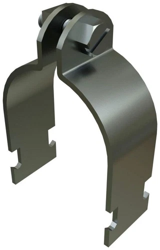 Power-Strut PS-1100-3-1/2-EG, 3-1/2", 4" OD, Steel, Pipe to Strut Clamp, 1 pc