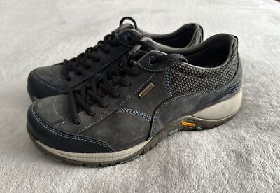 Dansko Paisley Navy Nubuck Leather Shoes Women s Size: 38 4350751075