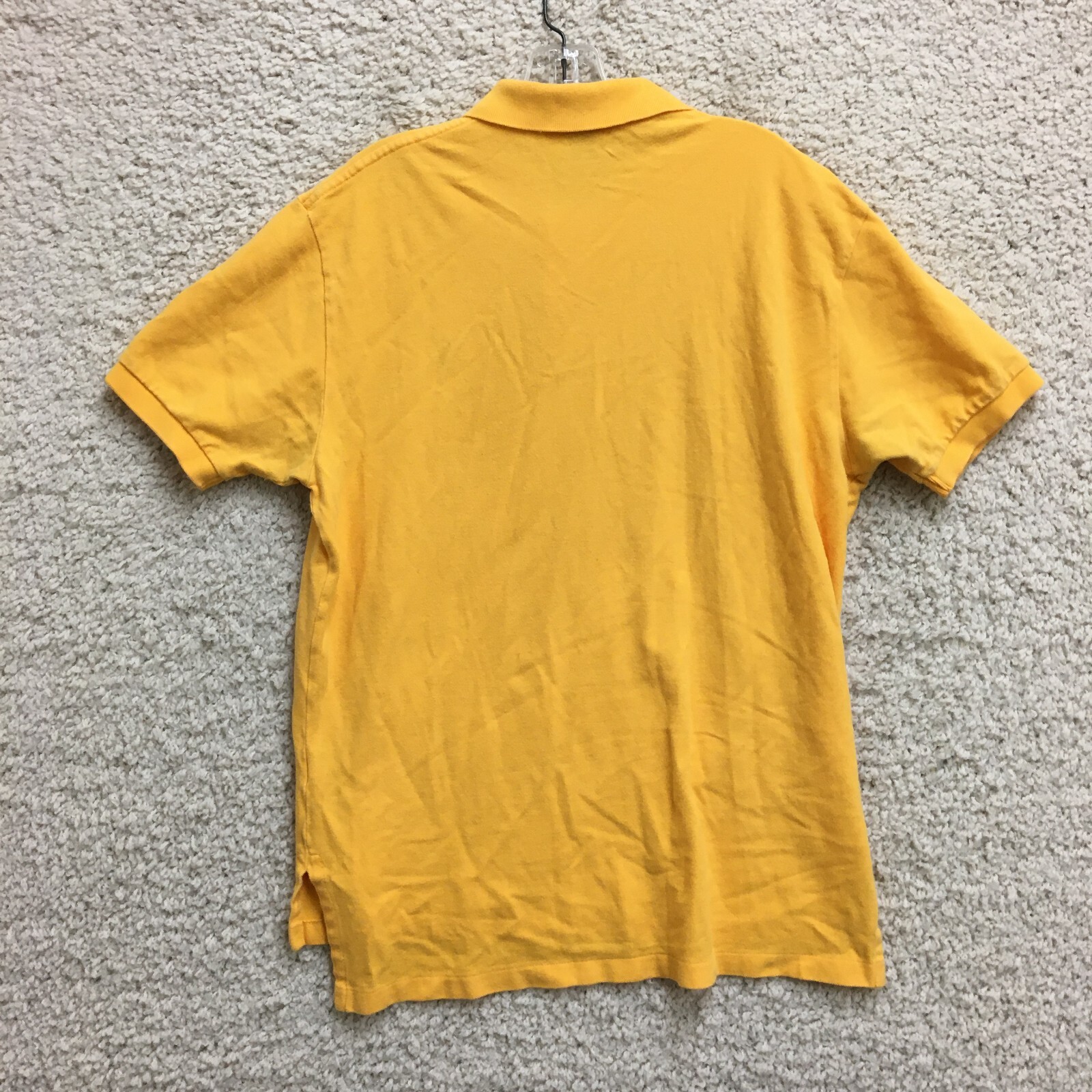 Polo Ralph Lauren Camicia Grande Adulto Giallo Golf Pony Logo Casual Moderna Uomo L