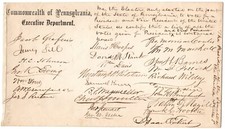 Certification of PA Electors Pledging Votes to Ulysses S. Grant for President
