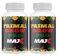 Primal Grow Pro MAX Pills for men ED Supplement for men BigD ( 2 Pack )
