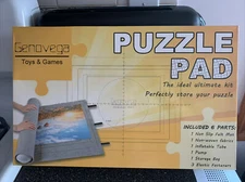 Genovega Puzzle Pad Storage Bag & Transport Felt Mat Inflatable Tube Brand New 