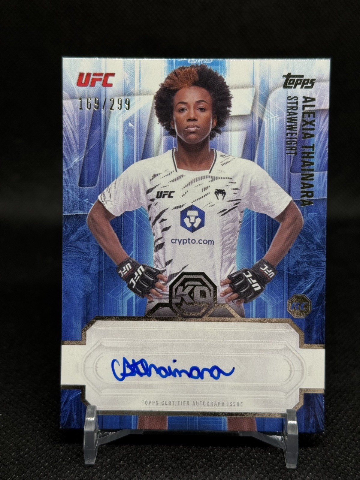 Topps UFC Knockout 2026 Alexia Thainara Rookie Auto KOA-ATA 169 /299