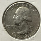 1963 Denver 25C Washington Quarter 90%