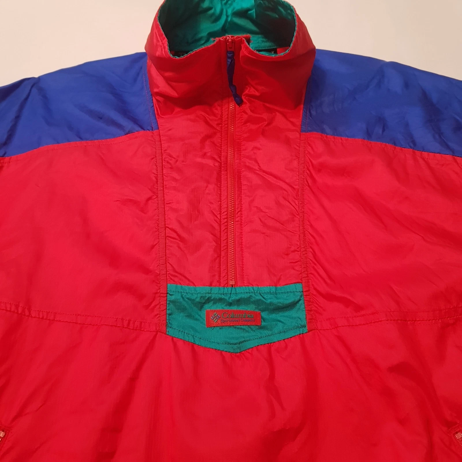 Columbia Sportswear Vintage 90's Radial Sleeve Windbreaker Mens Size Large