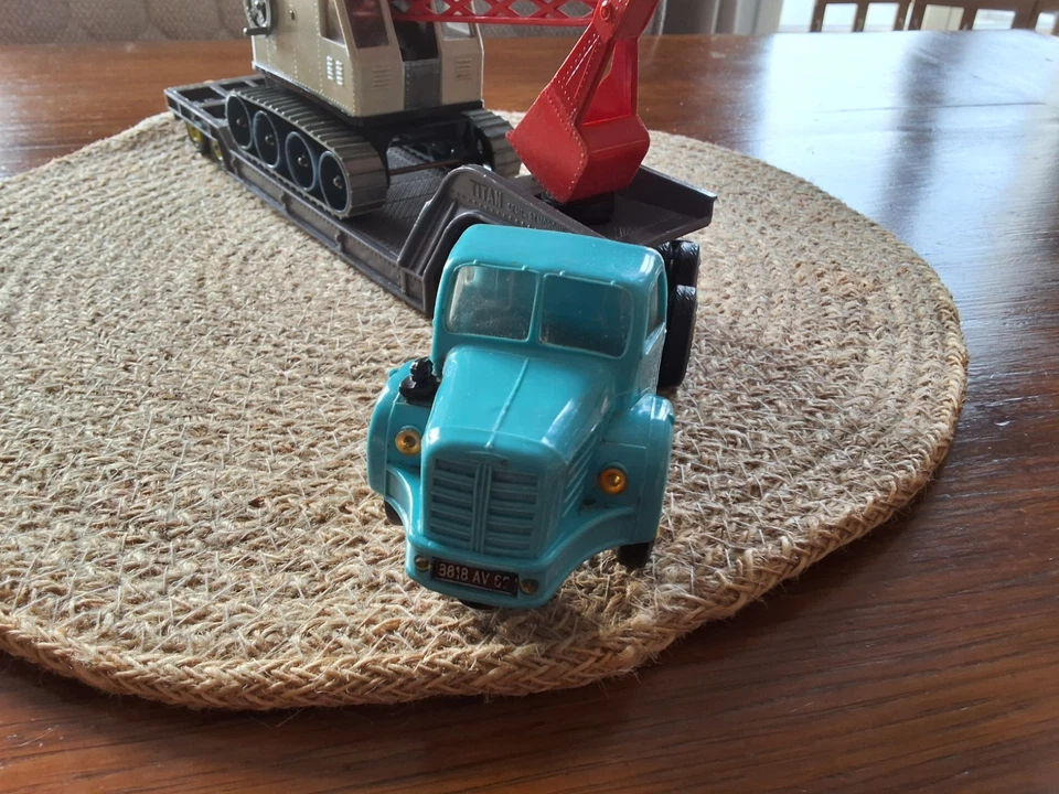 Berliet tbo 15 et sa remorque Titan 115 grue NOREV 1/43 - Photo 4/4