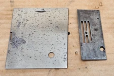 Wheeler & Wilson 8 Sewing machine needle plate & Slide plate