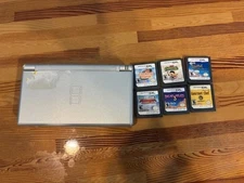 Nintendo DS Lite Handheld Console - Silver w/ Games