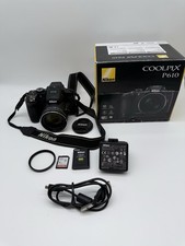 Nikon Coolpix P610 fotocamera digitale 60x zoom 16,0 MP ottime condizioni fotocamera nera IMBALLO ORIGINALE