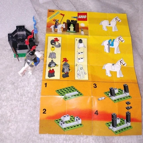 LEGO Castle: Black Monarch's Ghost (6034) Not Complete. Comes With Instructions.