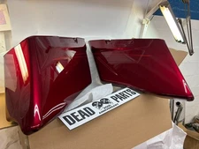 Harley Velocity Red stretched FLHX FLTR 2016 saddlebag bottoms 90201088EAM