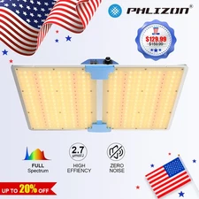 Phlizon2000W Samsung LED Grow Lights Full Spectrum for All Seeding flower Stage