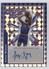 2024 Topps Finest Colossal Shots Geometric Refractor Anton Watson Rookie Auto RC